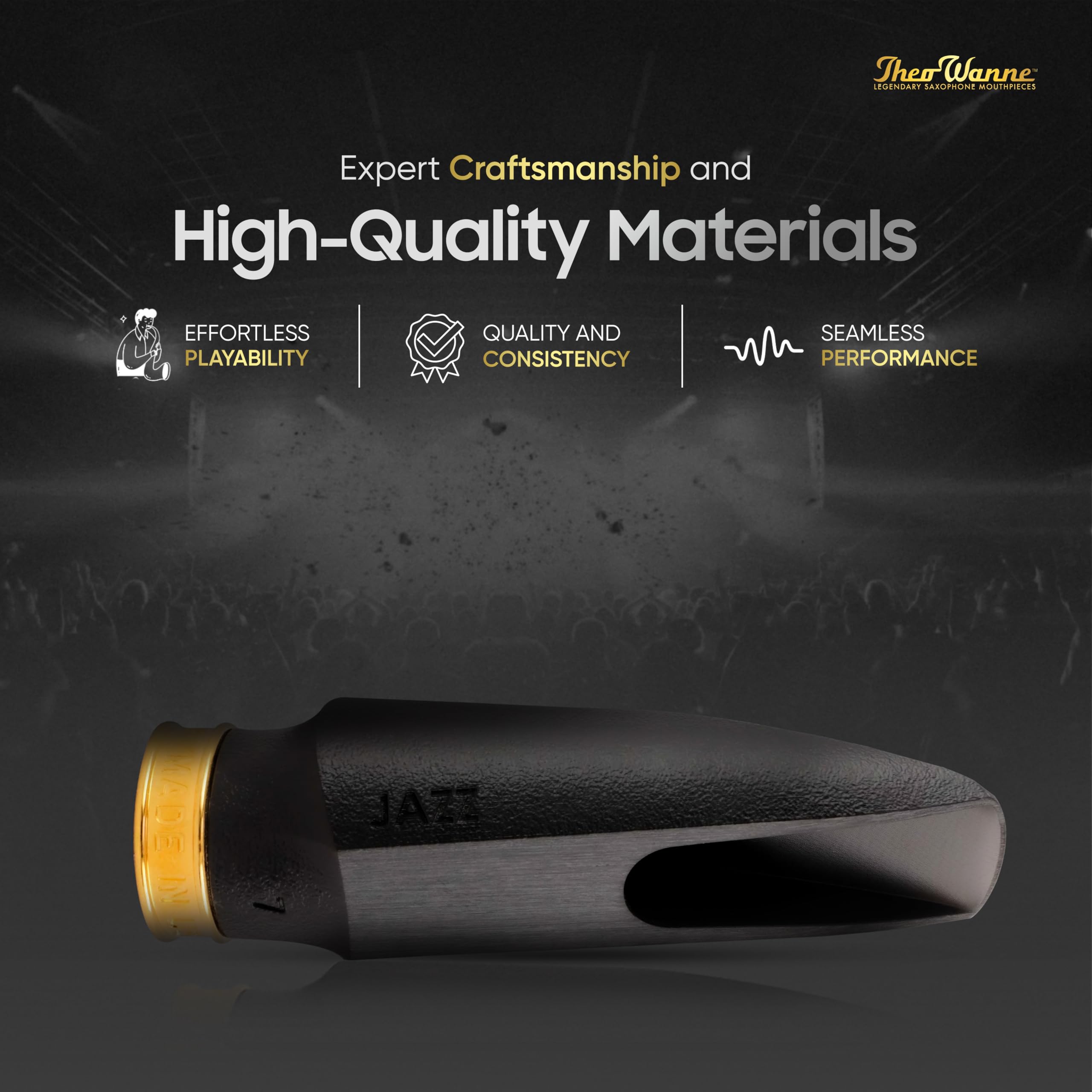 Amazon.com: Theo Wanne ESSENTIALS Jazz Alto Saxophone Mouthpiece